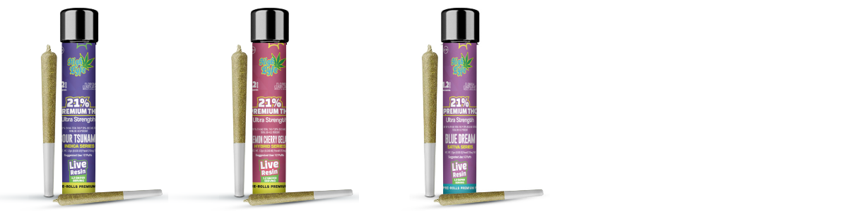 21% THC PRE ROLLS - 1.2 GM