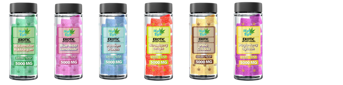 EXOTIC BLEND GUMMIES - 5K MG