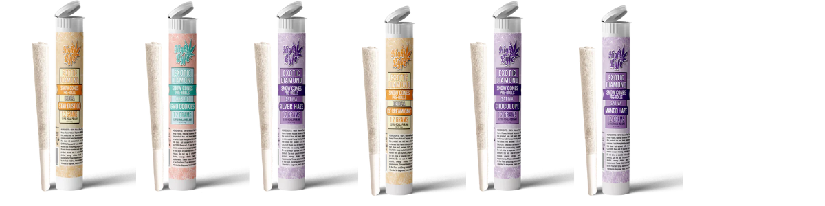 EXOTIC SNOW CONE PRE ROLLS - 1.2 GRAM