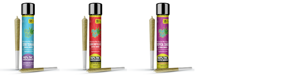 40% THC PRE ROLLS - 1.2 GM