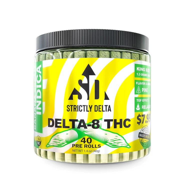 Delta-8 Pre-Rolls (THC) 40 Count