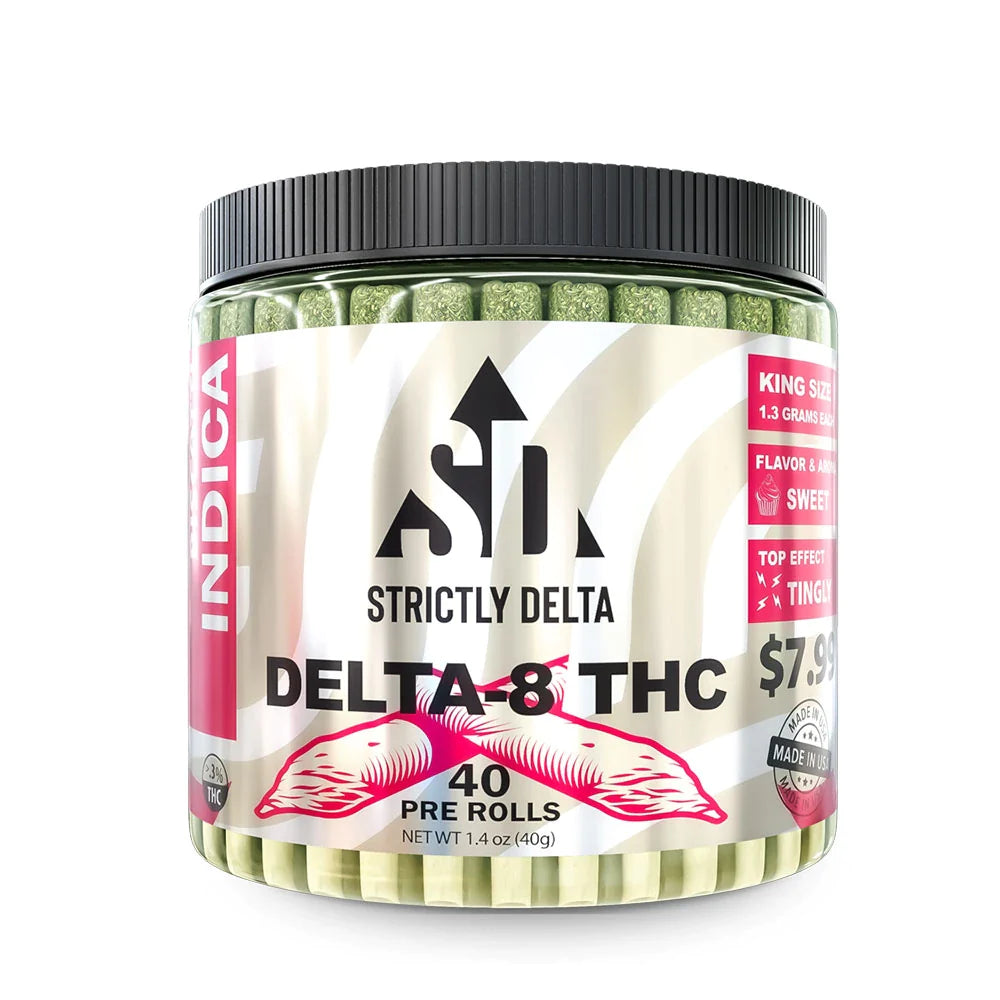 Delta-8 Pre-Rolls (THC) 40 Count