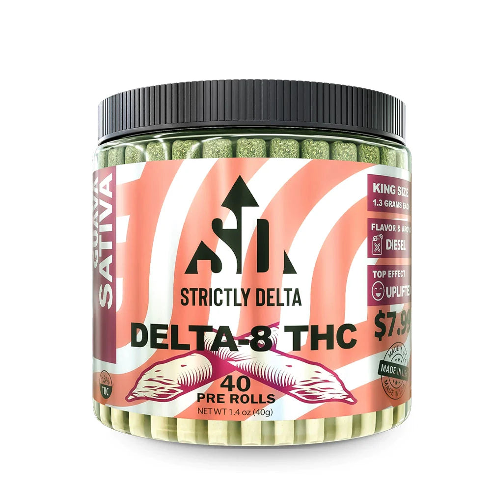 Delta-8 Pre-Rolls (THC) 40 Count