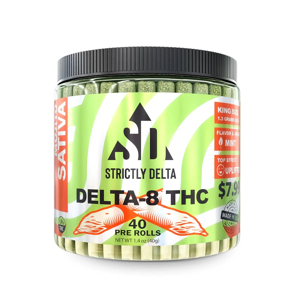 Delta-8 Pre-Rolls (THC) 40 Count