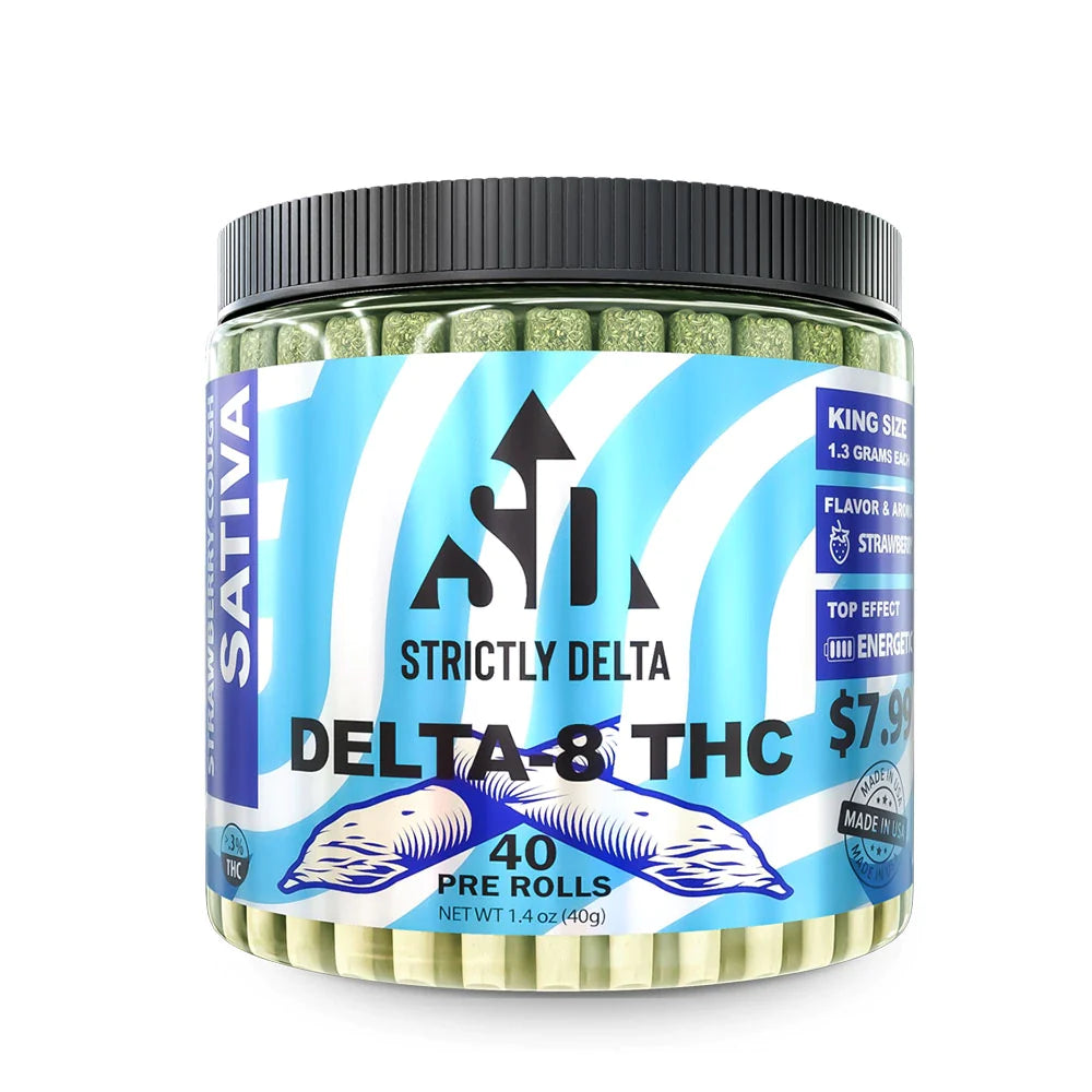 Delta-8 Pre-Rolls (THC) 40 Count